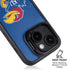 University of Kansas Jayhawks Mascot Outline iPhone 15 Kickstand Case